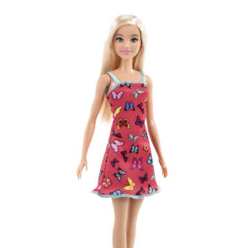 Barbie Fashion & Beauty Muñeca Vestido Rojo con Mariposas - Image 5 of 6