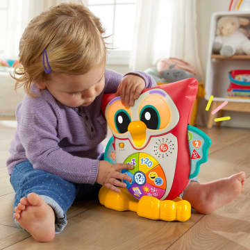 Fisher-Price Linkimals Brinquedo para Bebês Coruja Olhos Luminosos