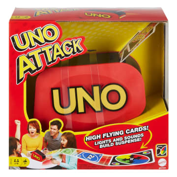 UNO Attack Card Game , Family Game For Kids And Adults, Card Blaster