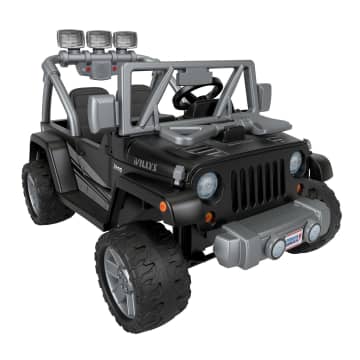 Power Wheels Jeep Wrangler Willys Black Ride On 12V Vehicle