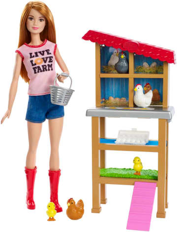 Barbie Chicken Farmer Doll & Playset