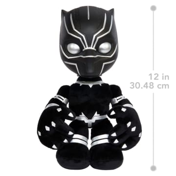 Marvel Black Panther Heart Of Wakanda Plush Figure With Light And Sound