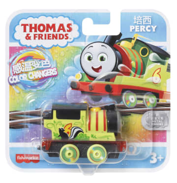 Thomas e Seus Amigos Veículo de Brinquedo Trem Color Changers Percy - Imagen 6 de 6