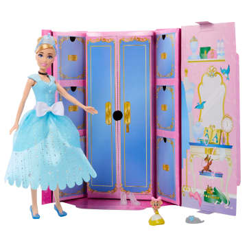 Disney Princess Toys, Fashion Surprise Cinderella Doll And Accessories
