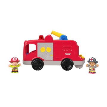 Fisher-Price Little People Camion des Pompiers Serviables Version Anglaise et Française