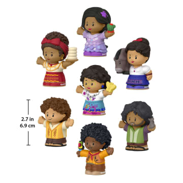 Disney Encanto Toys Set Of 7 Fisher-Price Little People Figures For Toddlers And Preschool Kids