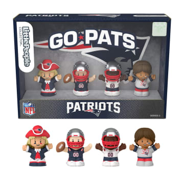 Little People Collector New England Patriots Special Edition Set For Adults & NFL Fans, 4 Figures