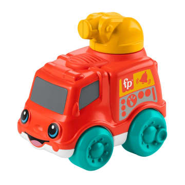 Fisher-Price Chime & Ride Fire Truck Push-Along Toy Vehicle For infants With Fine Motor Activities - Image 1 of 6