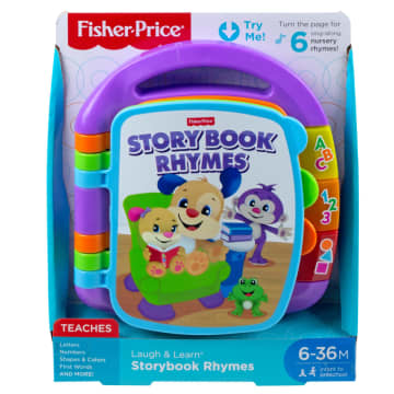 Fisher-Price Laugh & Learn Storybook Rhymes Musical Electronic Learning Toy For Baby & Toddler