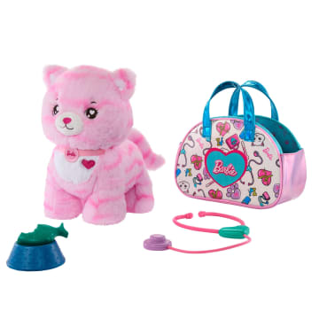 Barbie Stuffed Animals, Kitten With themed Purse And 6 Accessories, Doctor Pet Adventure - Imagem 1 de 6