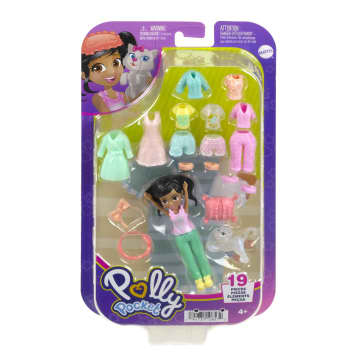 Polly Pocket Coffret Poupée et 18 Accessoires, Chaton Nacré - Image 5 of 6