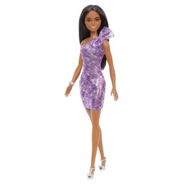 Barbie Fashion & Beauty Boneca Glitz Vestido Roxo