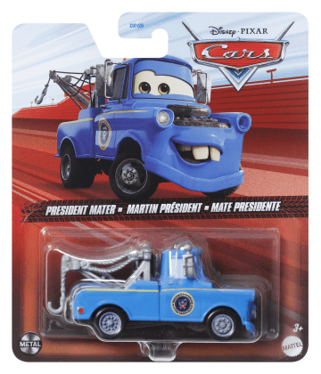 Carros da Disney e Pixar Diecast Veículo de Brinquedo Presidente Mate