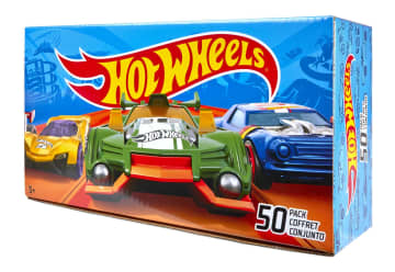 Hot Wheels 1:64 Scale Toy Cars & Trucks, 50-Pack