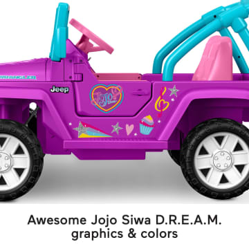 Power Wheels Jojo Siwa Jeep Wrangler Ride-On