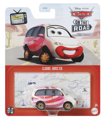Cars de Disney y Pixar Vehículo de Juguete Mini Van de Payaso