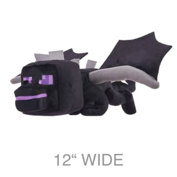 Minecraft Ender Dragon Plush Figure, Stuffed Animal With Lights And Sounds - Imagen 4 de 6