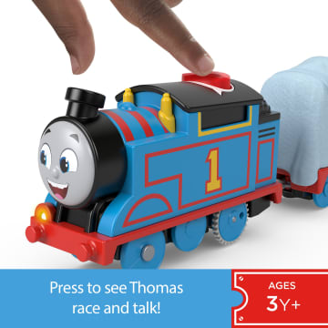 Thomas & Friends Talking Thomas Toy Train, Motorized Engine With Phrases & Sounds - Imagem 2 de 6