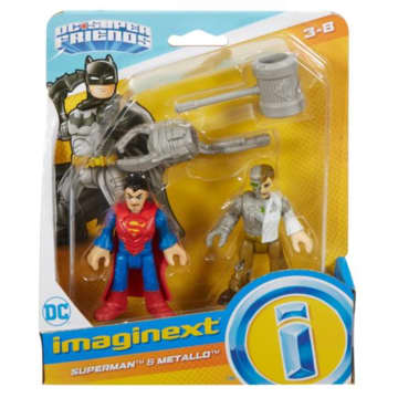 Imaginext DC Super Friends Figura de Acción Superman y Metallo