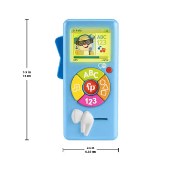 Fisher-Price Ríe y Aprende Juguete para Bebés Reproductor de Música Canta Conmigo