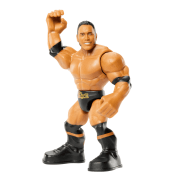 WWE Action Figure Knuckle Crunchers The Rock With Battle Accessory - Imagem 1 de 6