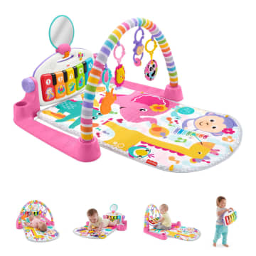 Fisher-Price Deluxe Kick & Play Piano Gym - Pink - English Version