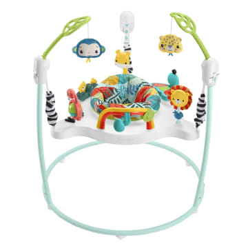 Fisher-Price Jumperoo Baby Activity Center With Lights and Sounds, Jumping Jungle