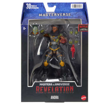 Masters Of The Universe Masterverse Andra Action Figure, 7-inch Collectible