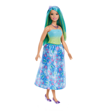 Barbie Fantasía Muñeca Doncella Vestido de Ensueño Verde