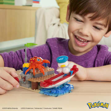 MEGA Pokémon Quaxly And Paras Building Toy Kit With 2 Action Figures (188 Pieces) For Kids - Imagen 2 de 6