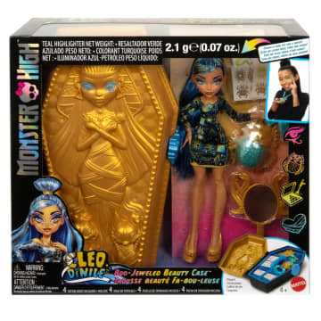 Monster High Cleo De Nile Doll And Boo-Jeweled Beauty Case With Accessories - Imagen 6 de 6