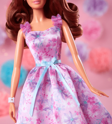 Barbie Signature Birthday Wishes Collectible Doll in Lilac Dress With Giftable Packaging - Imagen 4 de 6