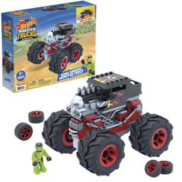 MEGA Hot Wheels Juguete de Construcción Monster Truck Bone Shaker - Image 1 of 6