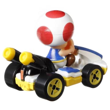 Hot Wheels Mario Kart Toad Standard Kart Vehicle