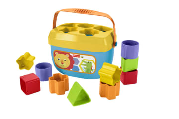 Fisher-Price Gift Set Of 2 Baby Toys, Rock-A-Stack And Baby's First Blocks Set