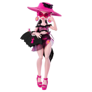 Monster High Scare-Adise Island Draculaura Fashion Doll With Swimsuit & Accessories - Image 4 of 6