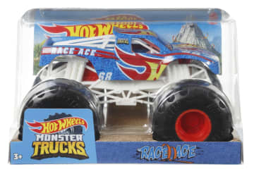 Hot Wheels Monster Trucks 1:24 Scale Vehicles, Collectible Die-Cast Toy Trucks
