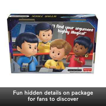 Little People Collector Star Trek Special Edition Set For Fans, 4 Figures In Gift Package - Image 6 of 6