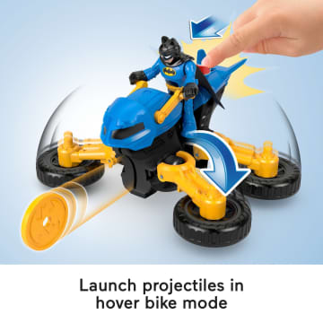 Imaginext DC Super Friends Batman Toy Figure & Transforming Batcycle, Preschool Toys - Image 4 of 6
