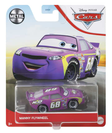 Cars de Disney y Pixar Diecast Vehículo de Juguete Manny Flywheel