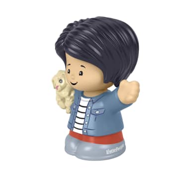 Fisher-Price Little People Figura de Brinquedo Mãe com Cachorro - Imagem 4 de 5