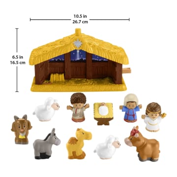 Fisher-Price Little People Nativity Scene Playset For Toddlers, Stable With 10 Figures