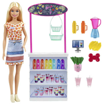 Barbie Fashion & Beauty Boneca Conjunto de Sucos Tropicais
