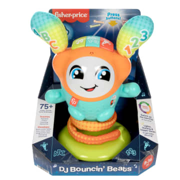 Fisher-Price DJ Bouncin’ Beats Electronic Baby & Toddler Learning Toy With Bouncing Action