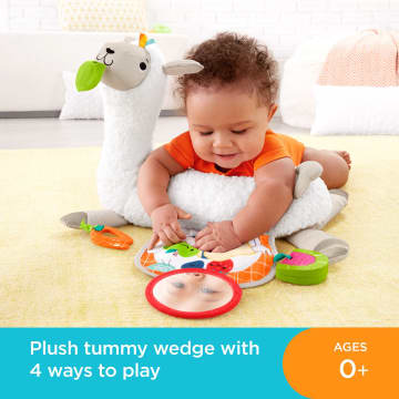 Fisher-Price Baby Toy For Newborn Tummy Time To Toddler Role-Play, Plush Tummy Time Llama