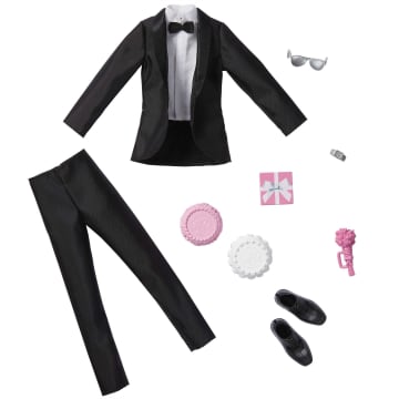 Barbie Fashion Pack: Bridal Outfit For Ken Doll With Tuxedo & 7 Accessories