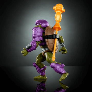 Masters Of The Universe Origins Turtles Of Grayskull Donatello Action Figure Toy - Image 5 of 6