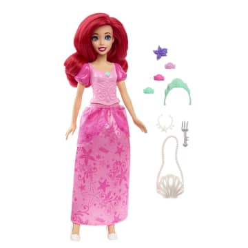 Princesses Disney Poupée Mode Ariel et Accessoires - Imagem 5 de 6