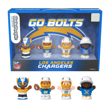 Little People Collector Los Angeles Chargers Special Edition Set For Adults & NFL Fans, 4 Figures - Imagen 1 de 6