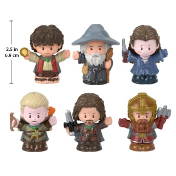 Fisher-Price Little People Collector Lord Of the Rings Special Edition Figure Set, 6 Characters